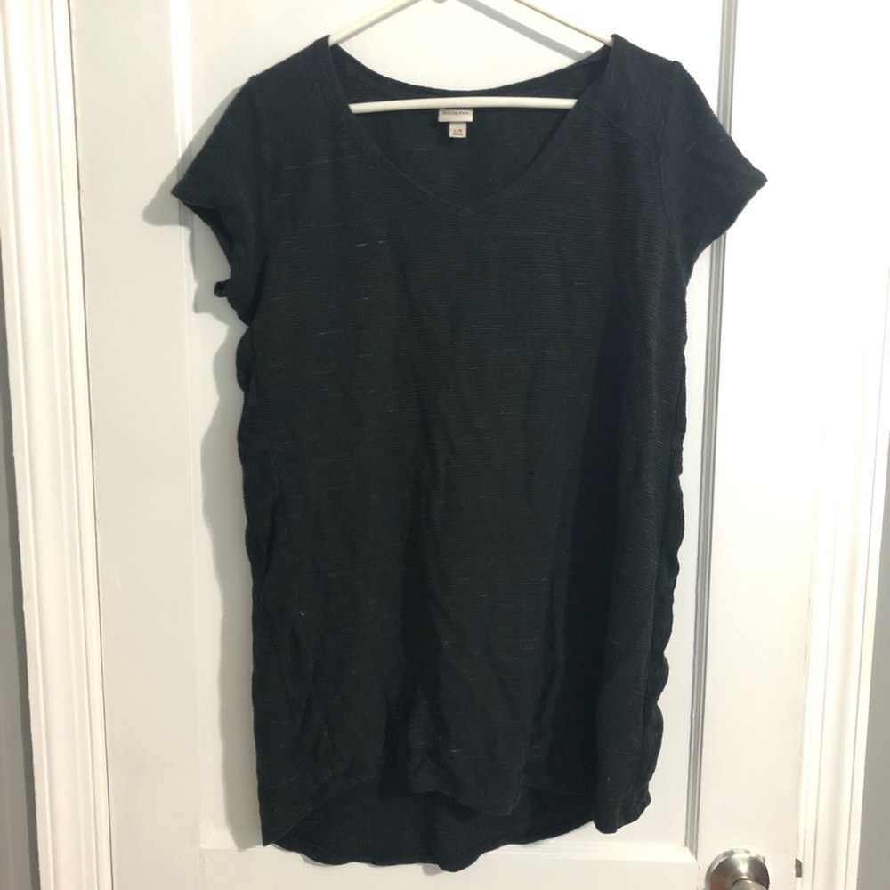Merona Black Dress with Heathering size Large